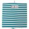 DII® Square Teal Pinstripe Polyester Cube